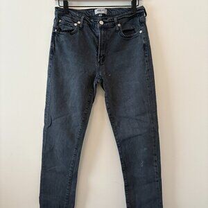 Grey Denim Ankle Length